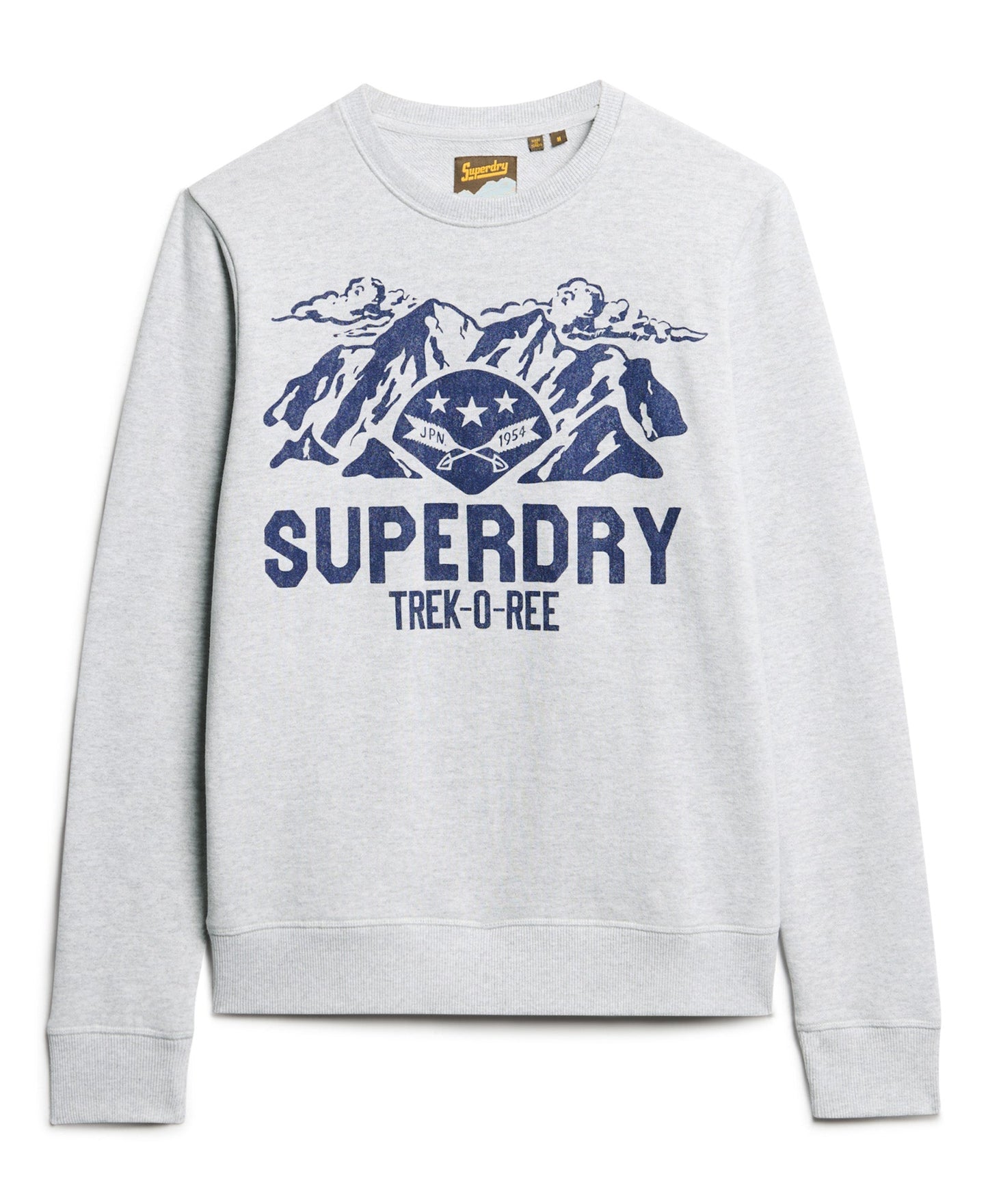 Lo-Fi Outdoors Graphic Crew | Flake Grey Marle
