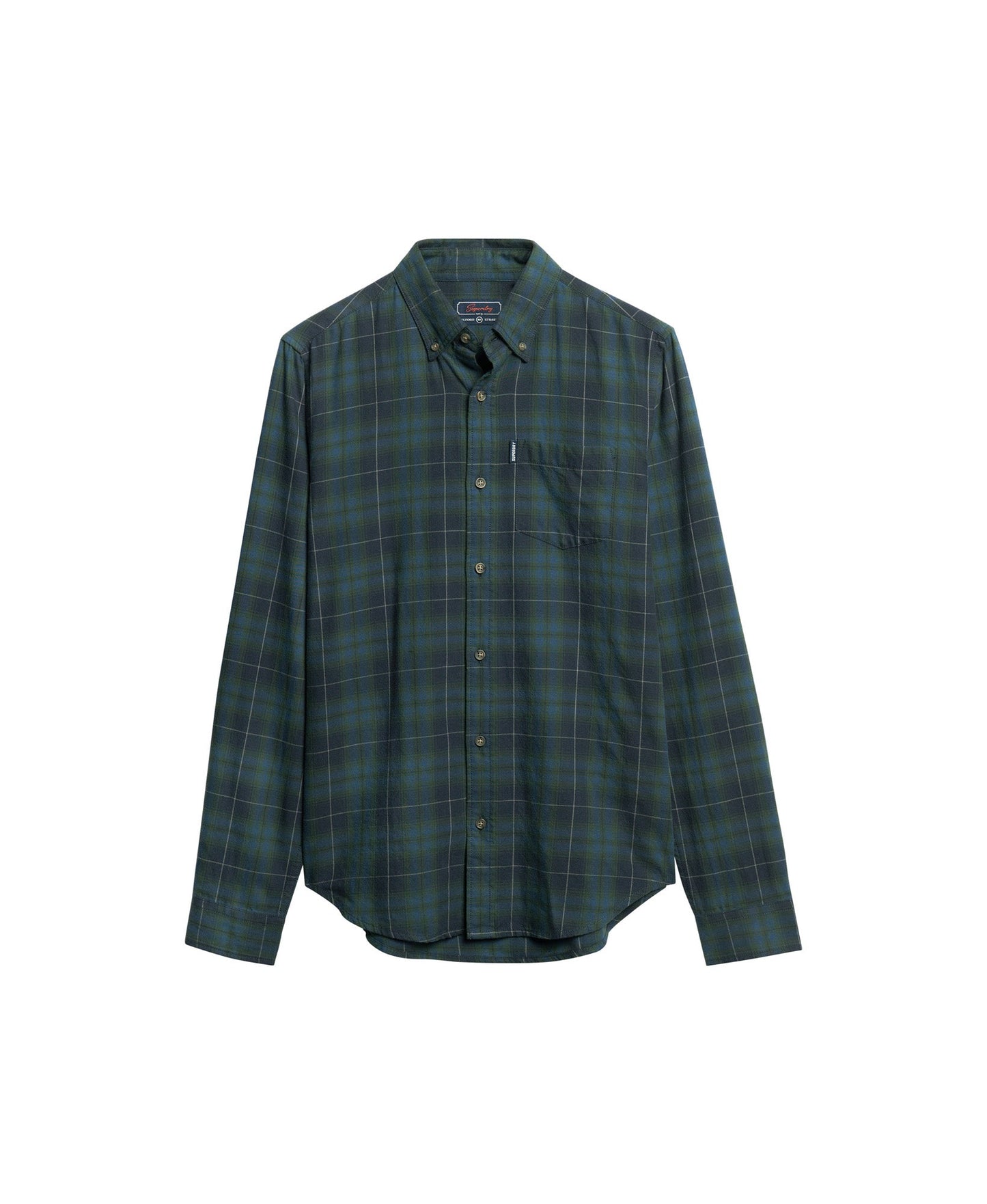 Vintage Check Shirt | Hoxton Check Navy Green