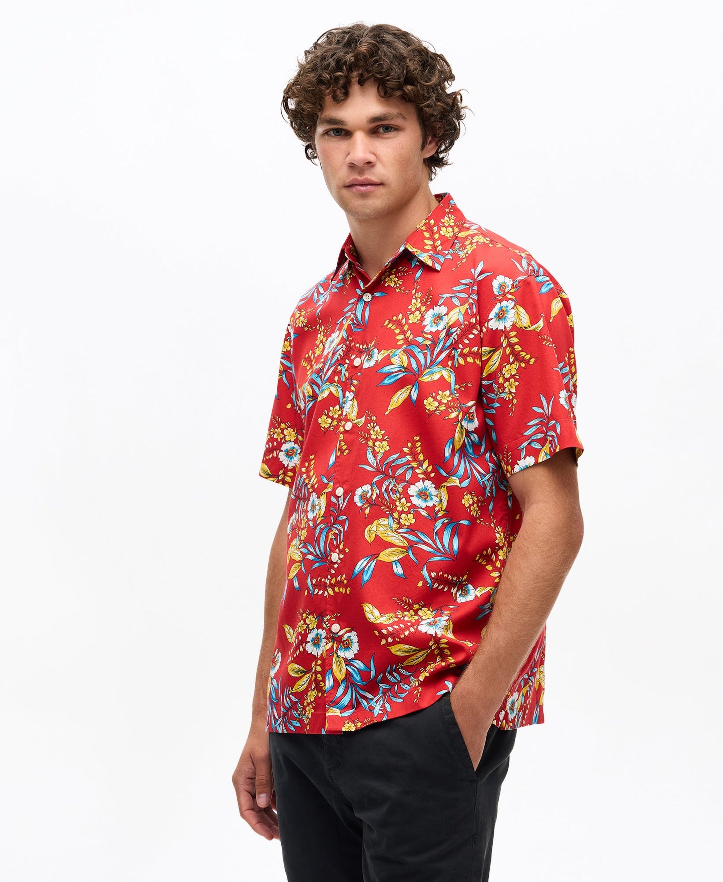 Hawaiian Shirt | Red Hawaiian