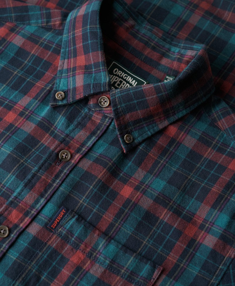 Organic Cotton Vintage Check Shirt | Montauk Check Navy