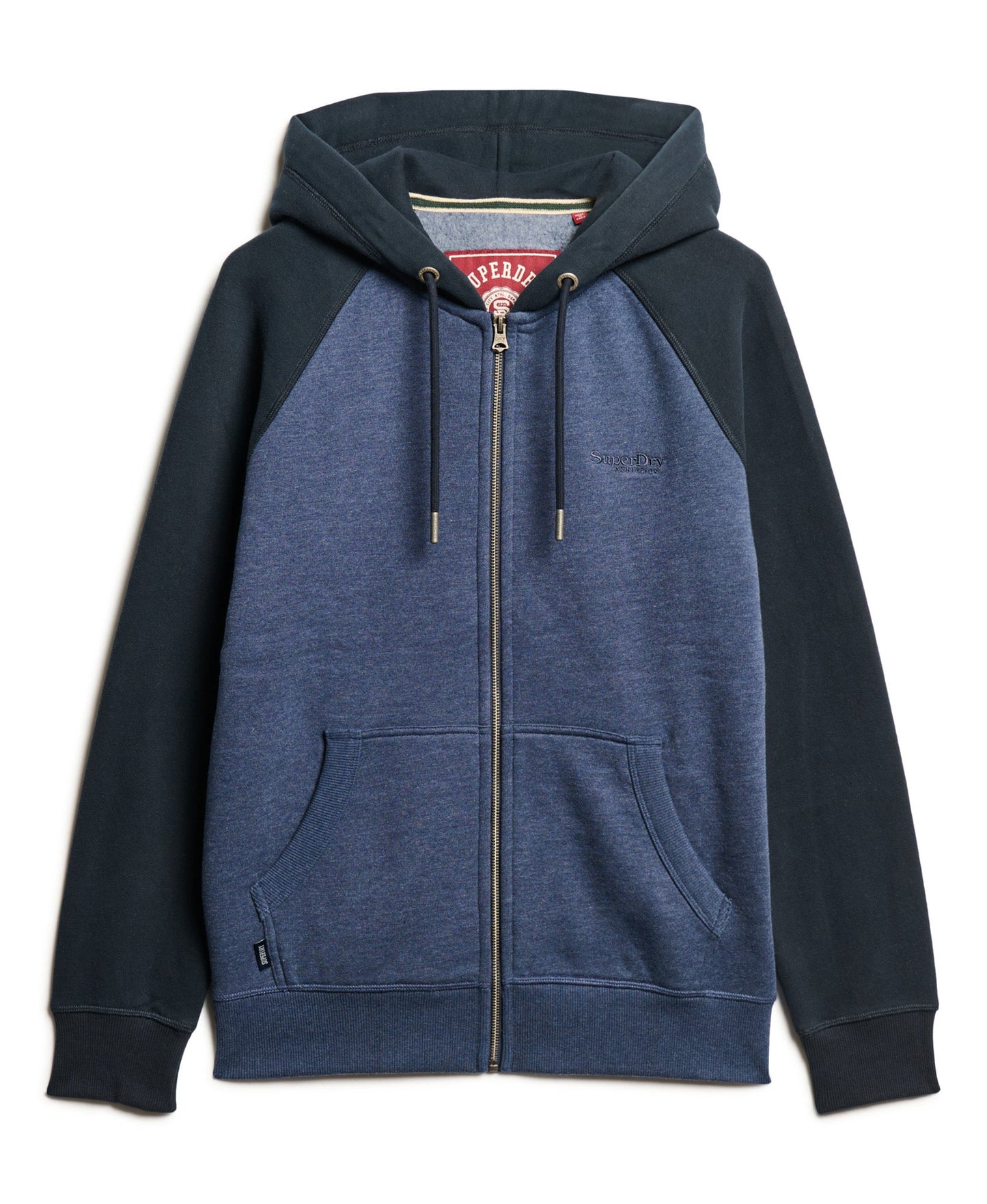 Essential Baseball Slim Fit Ziphood | Heritage Nvy Marle/Eclipsenvy