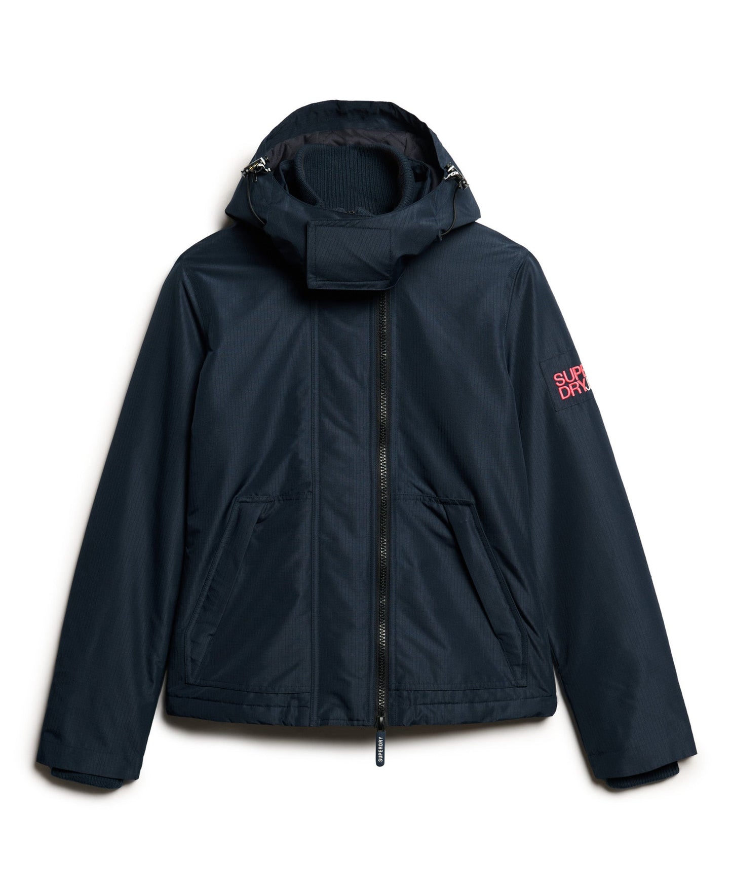 Hooded Mountain Windbreaker Slim Fit Jacket | Eclipse Navy