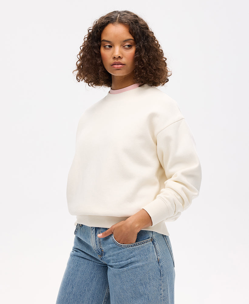 Essential Logo Crew Sweat | Off White
