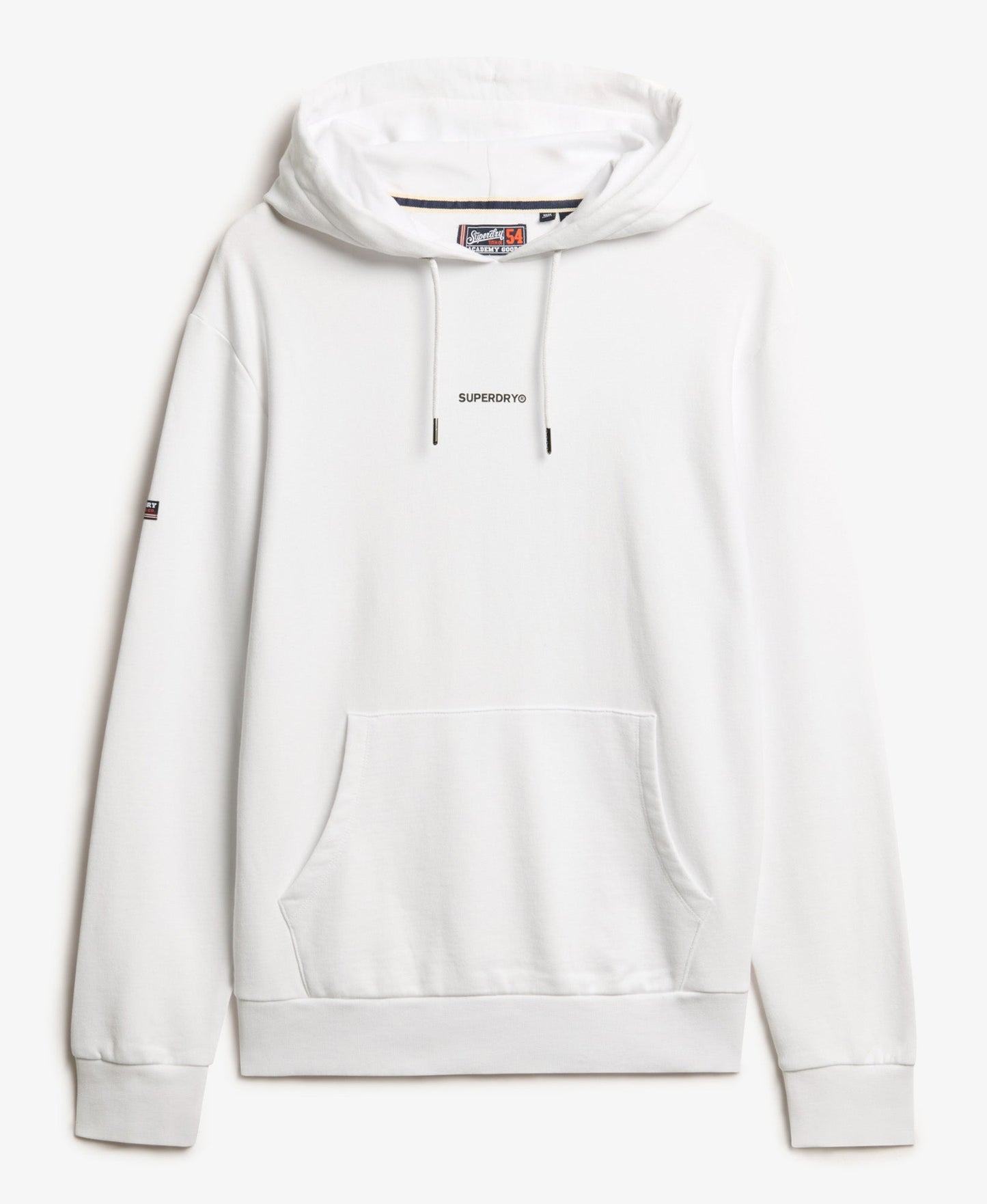Plain Slim Fit Hoodie | Optic