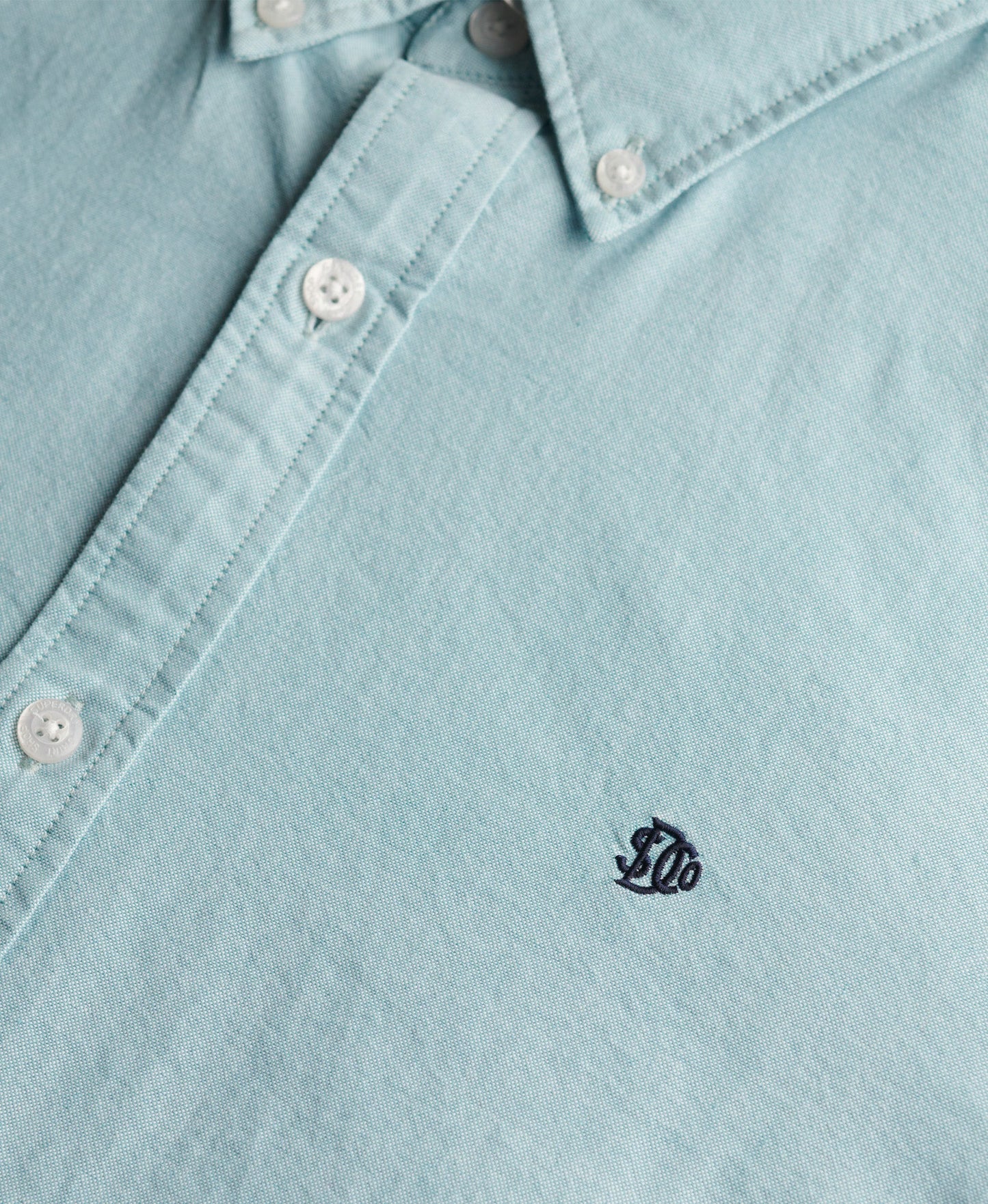 Classic Oxford Long Sleeve Shirt | Peppermint Chambray Oxford