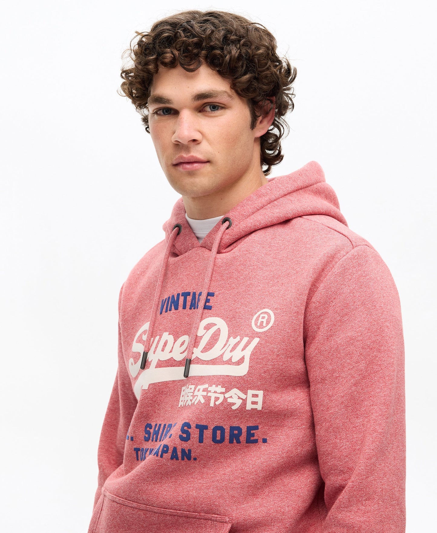 Vintage Logo Relaxed Hoodie | Mid Red Grit