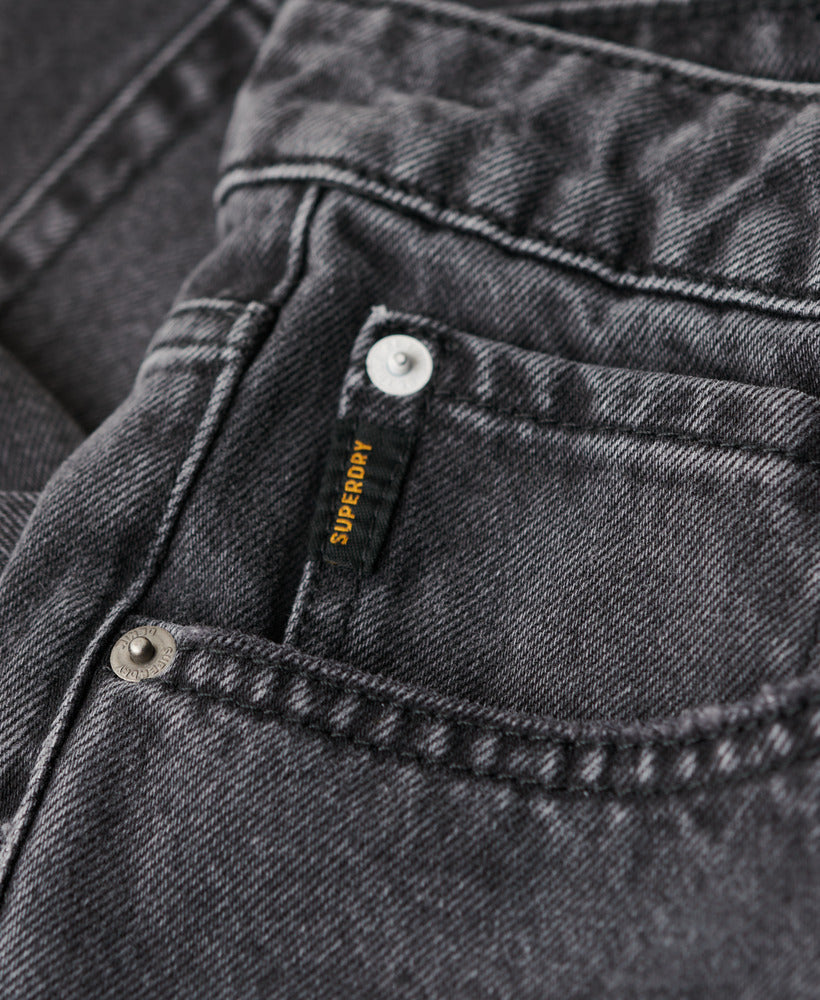 Straight Shorts | Wisconsin Washed Black