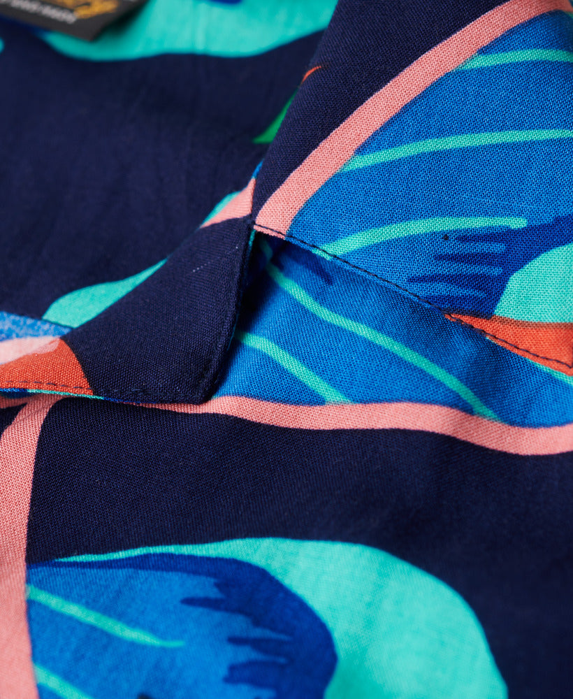 Beach Resort Shirt | Navy Paradise
