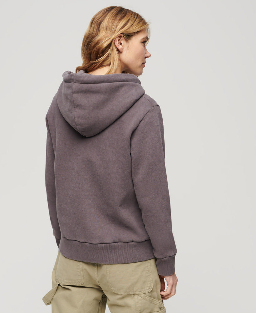 Tokyo Vintage Logo Graphic Hoodie | Rock Dark Grey