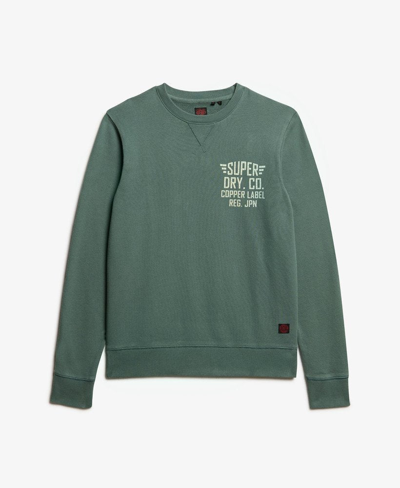 Copper Label Graphic Crew | Drius Green