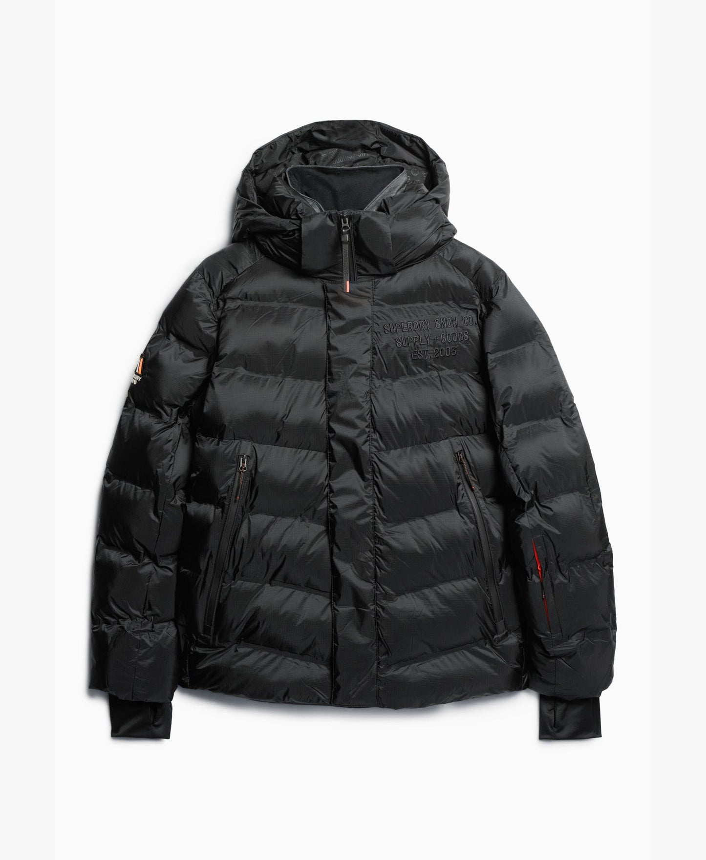 Ski Sport Puffer Jacket | Black