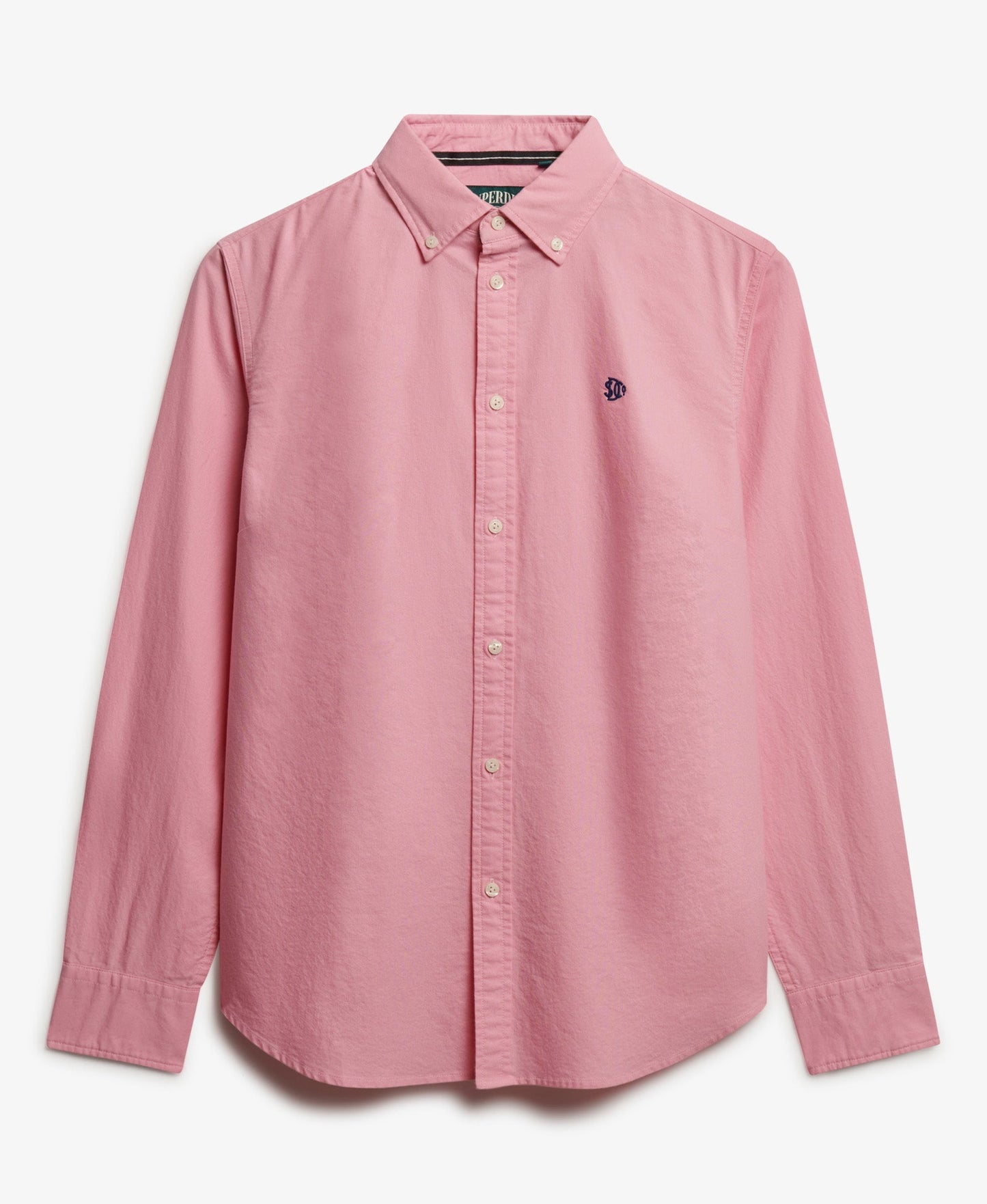 Slim Oxford Long Sleeve Shirt | Punch Pink