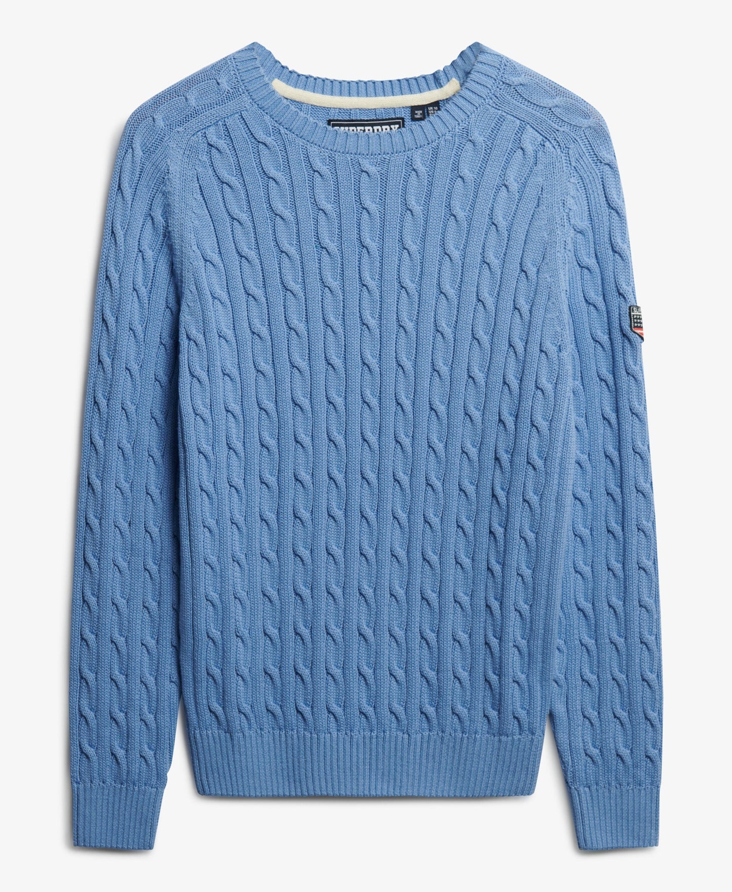 Slouchy Cable Knit | Hydrangea Blue