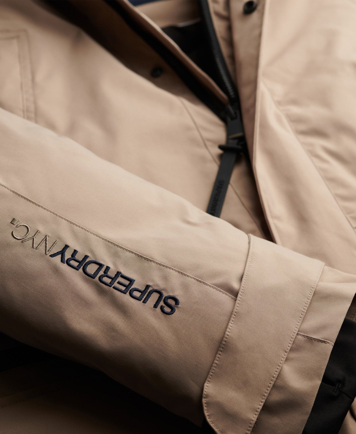 City Padded Parka Jacket | Timber Wolf Brown