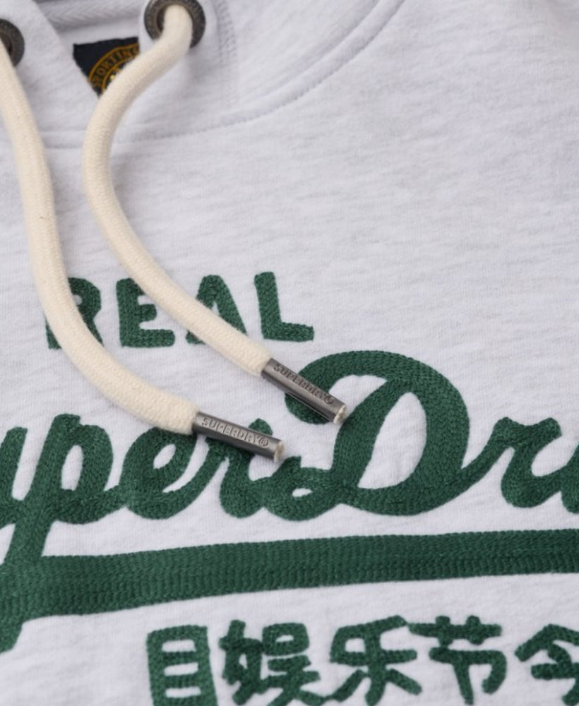 Embroidered Vintage Logo Graphic Hoodie | Ice Marle
