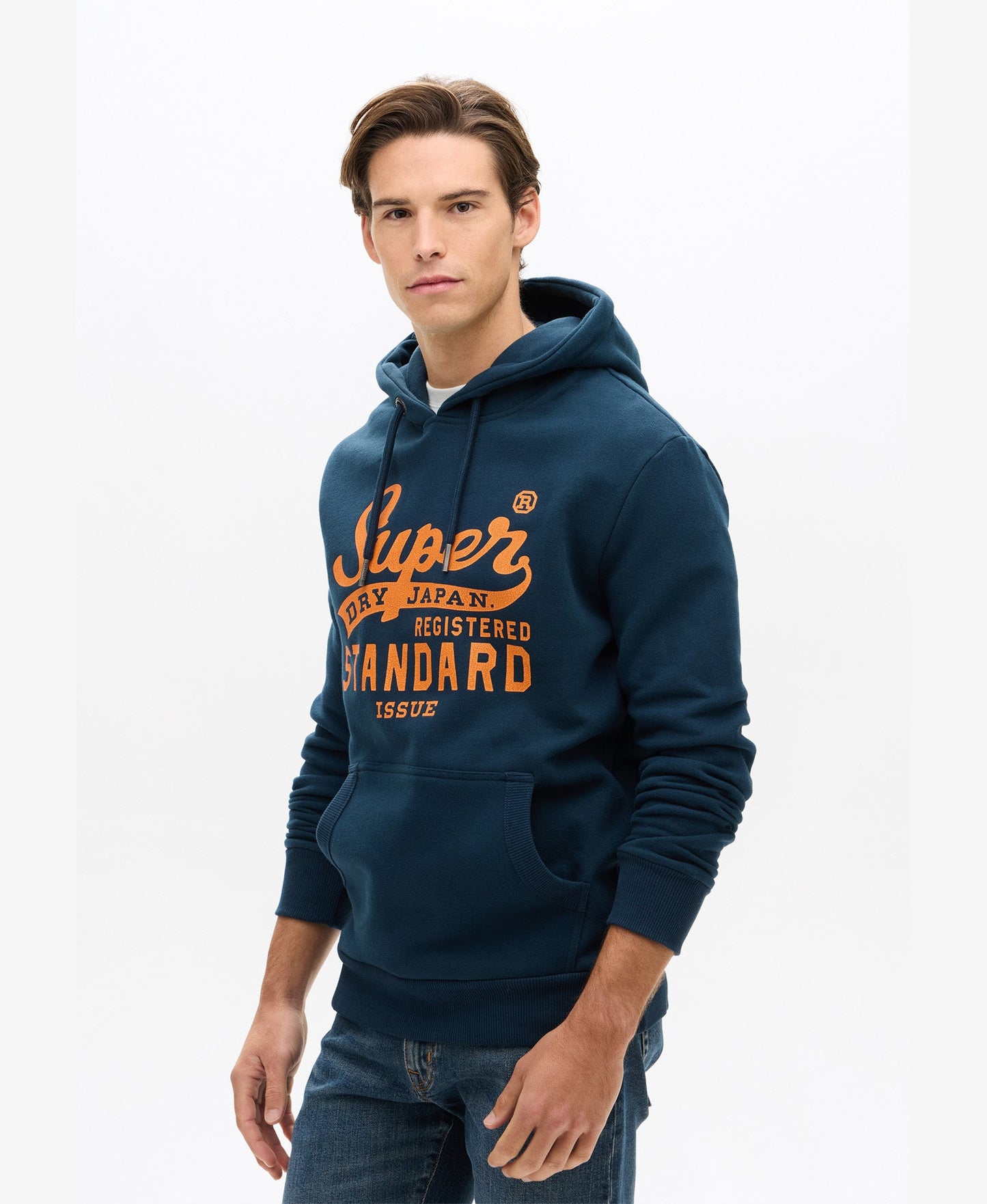 Standard Script Hoodie | Eclipse Navy