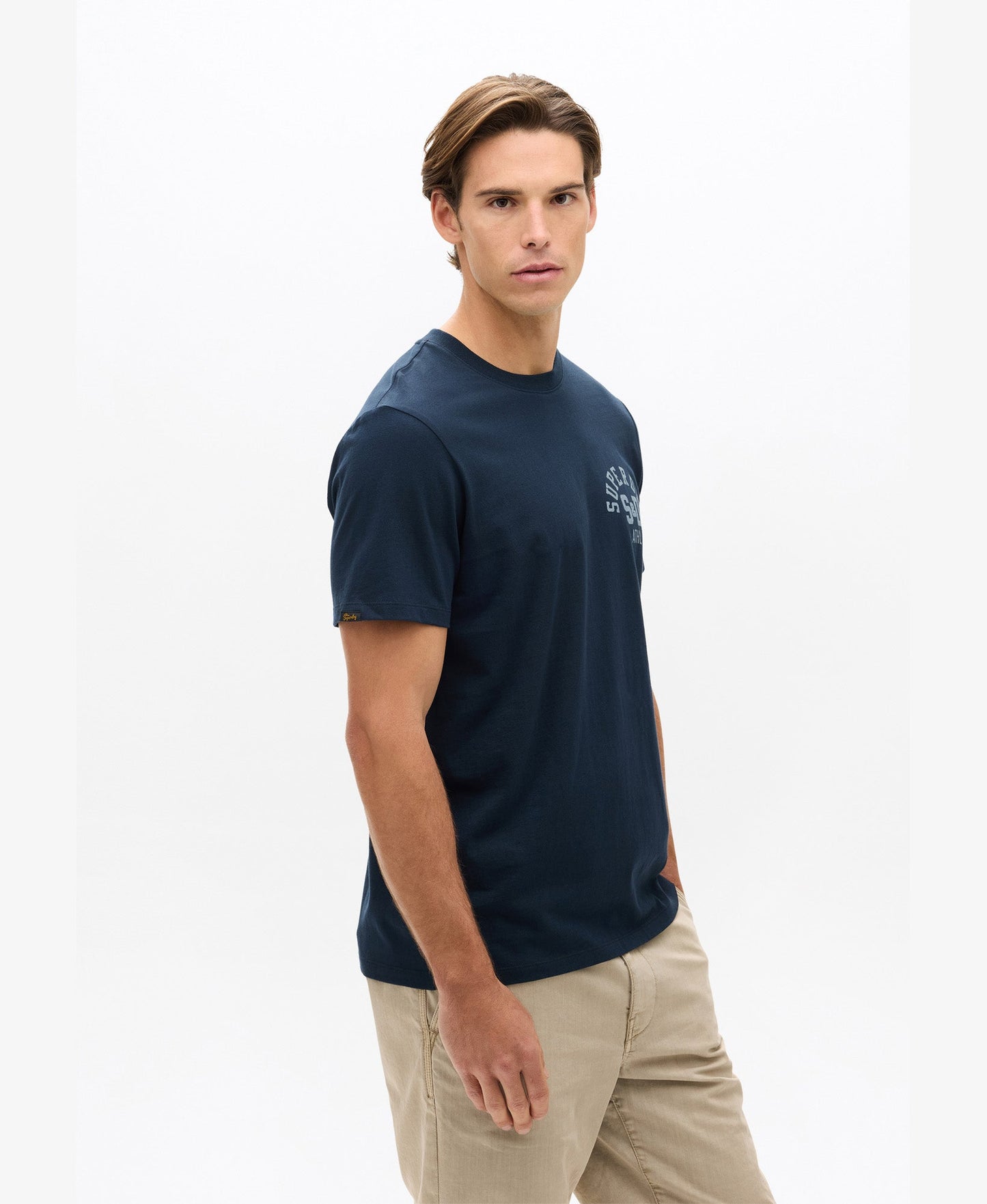 Athletic Essential Chest Tee | Eclipse Navy