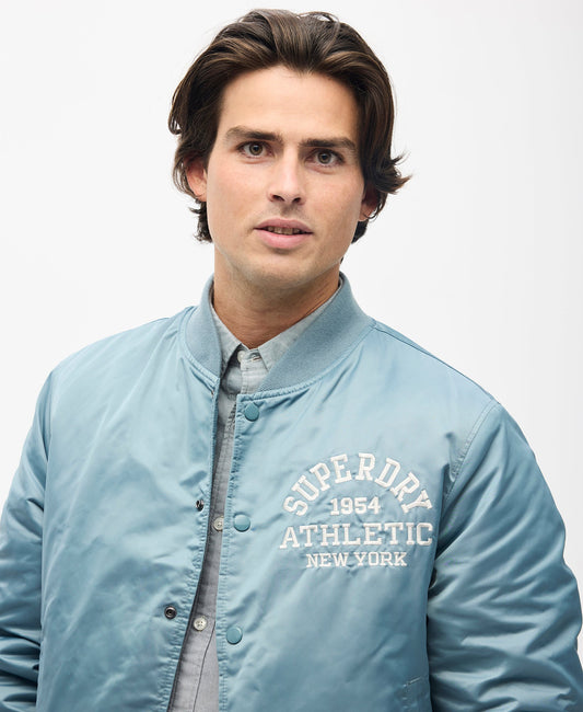 Athletic Varsity Bomber | Goblin Blue