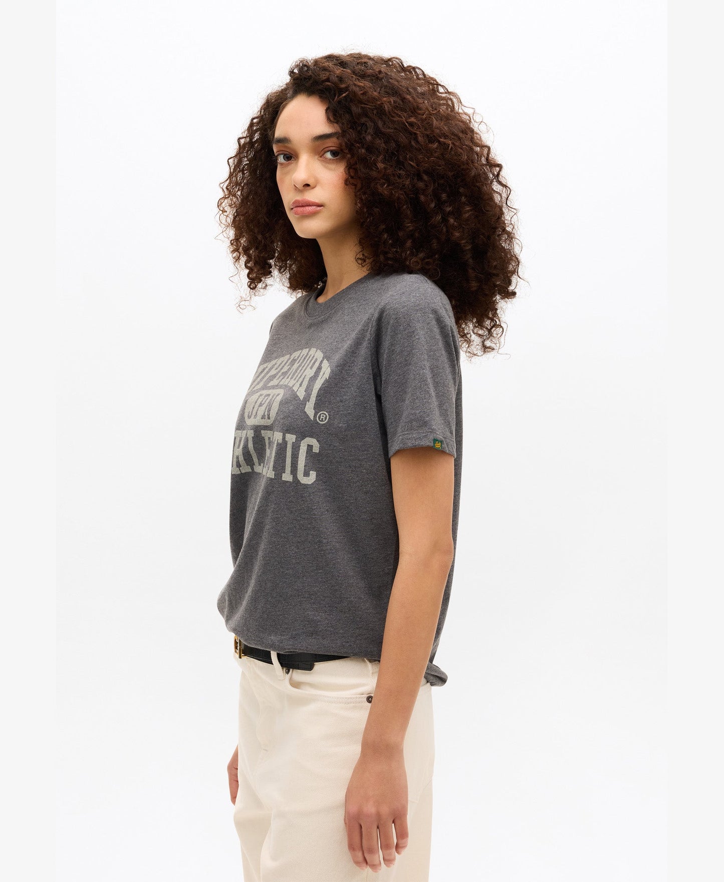 Athletics Tee | Granite Grey Marle