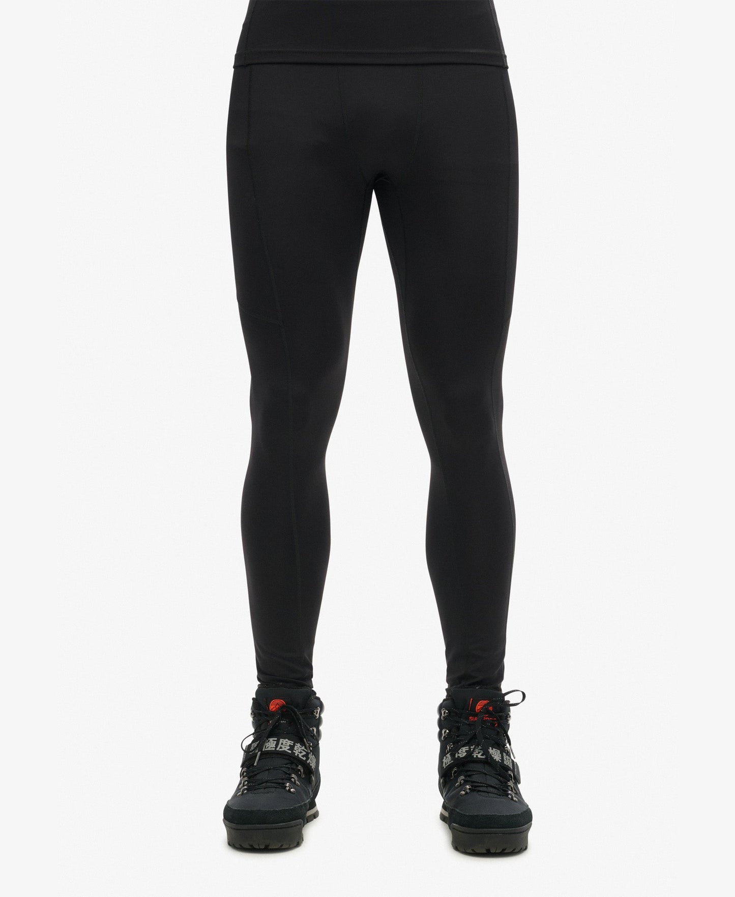 Ski Base Layer Slim Fit Legging | Black