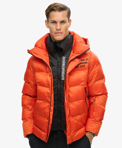Ski Sport Puffer Jacket | Flame Orange