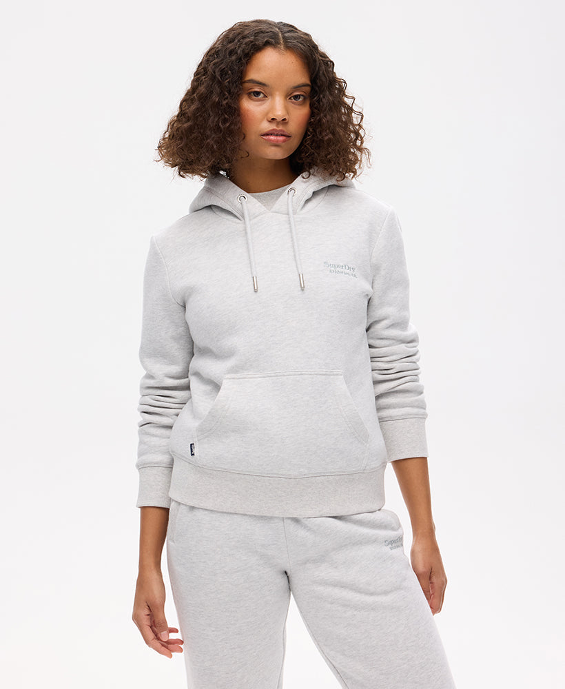 Essential Logo Hoodie | Glacier Grey Marle