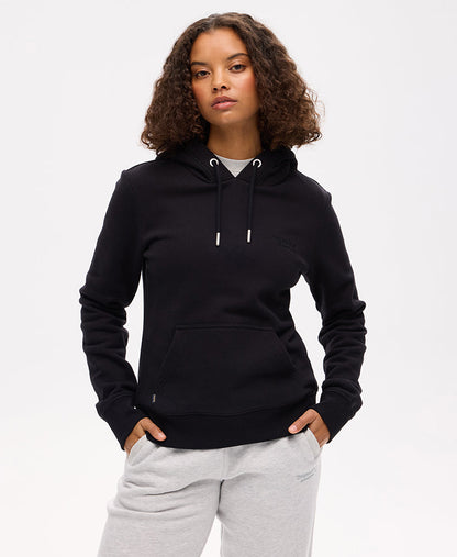 Essential Logo Hoodie | Black
