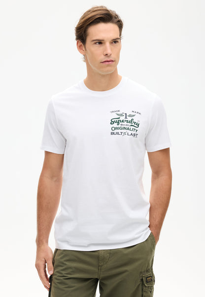 Vintage Workwear Graphic Tee | Optic
