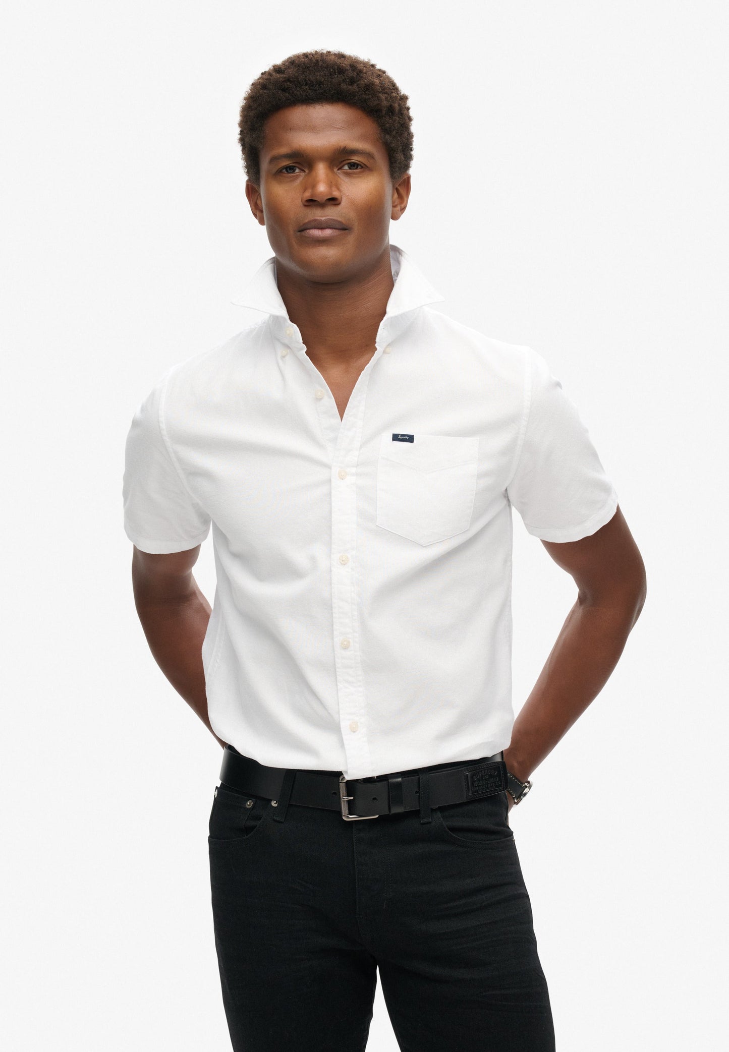 Vintage Oxford Short Sleeve Shirt | Optic