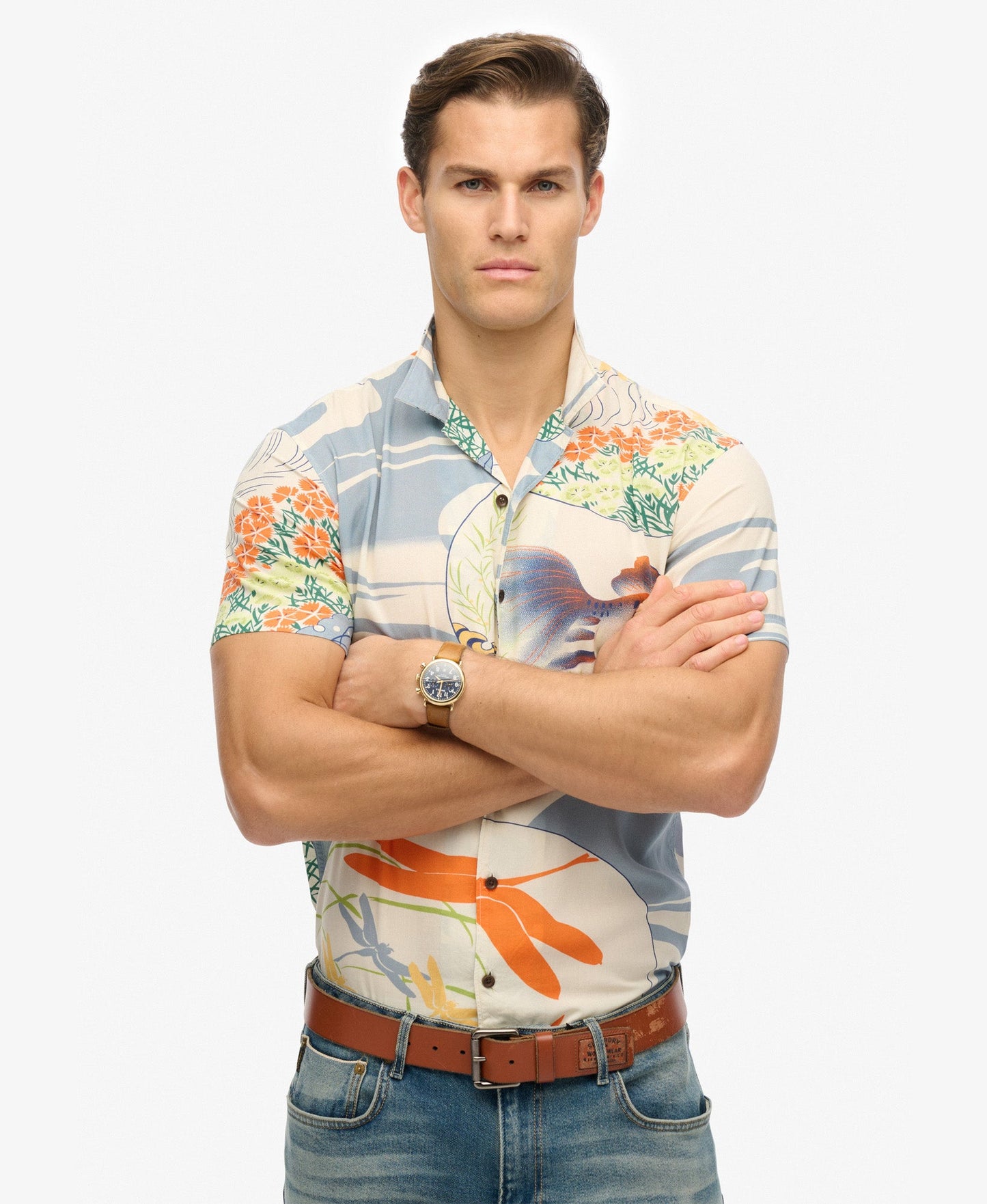 Merchant Hawaiian Shirt | Ryusunichiwa Off White