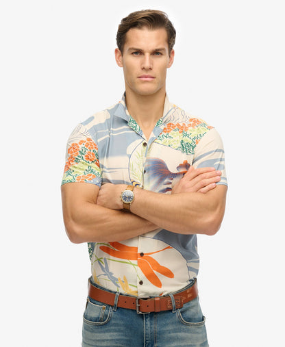 Merchant Hawaiian Shirt | Ryusunichiwa Off White