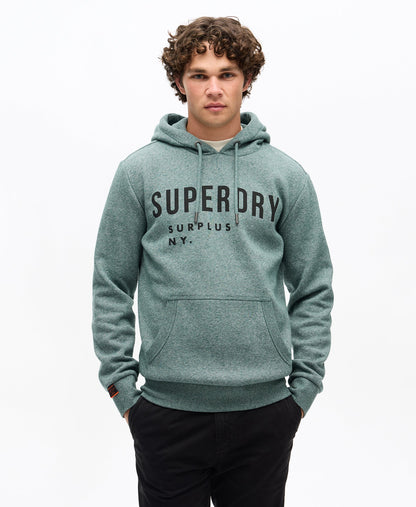 Surplus Graphic Hoodie | Mid Pine Green Grit