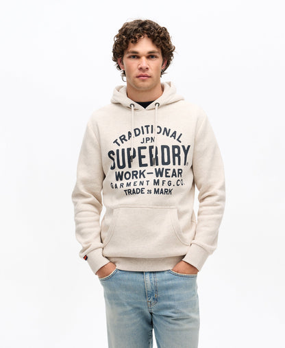Workwear Hoodie | Oat Cream Marle