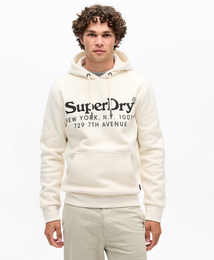 Tonal Venue Logo Hoodie | Rice White