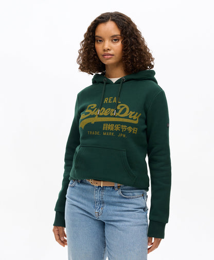 Vintage Logo Relaxed Hoodie | Enamel Green