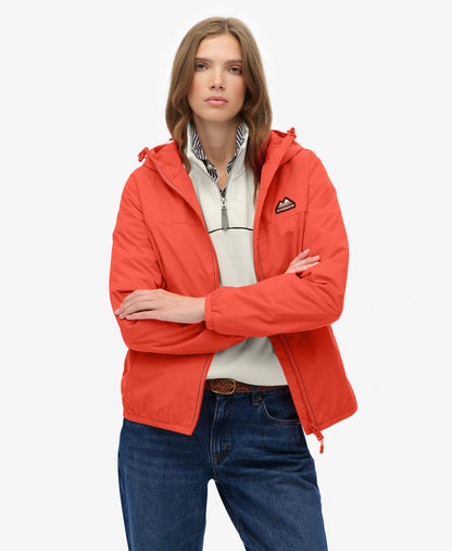 Essential Tri Windbreaker Jacket | Hot Coral