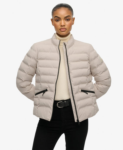 City Fuji Padded Slim Fit Jacket | Chateau Grey