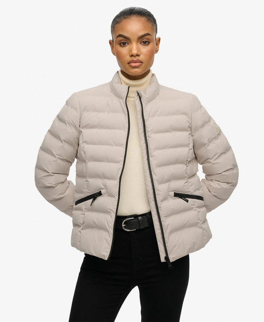 City Fuji Padded Slim Fit Jacket | Chateau Grey