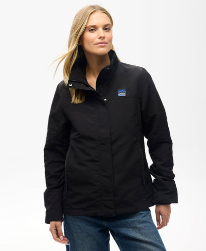 Non Hooded Shell Jacket | Black
