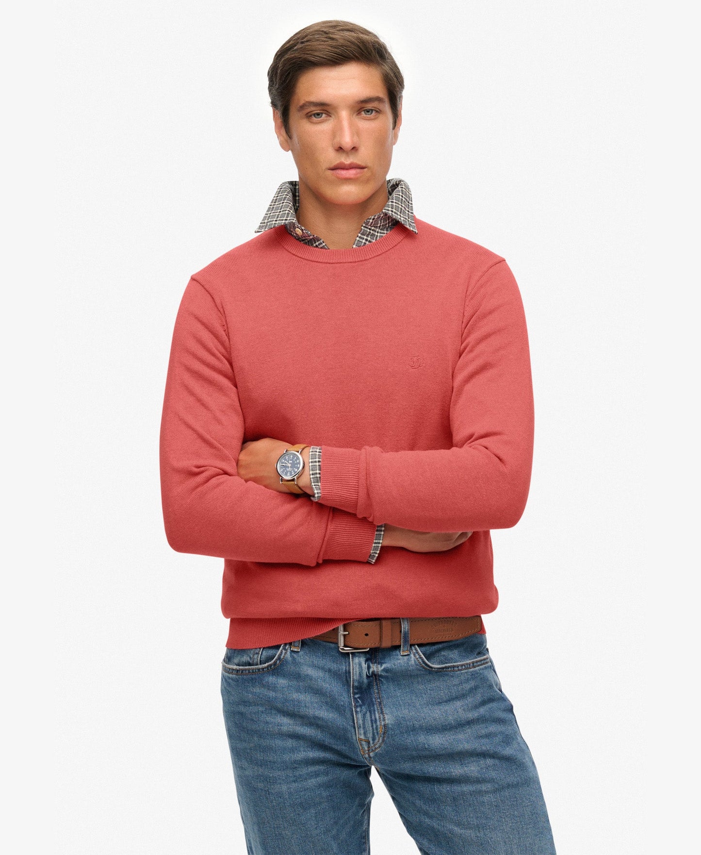 Essentials Cotton Jumper | Candy Pink