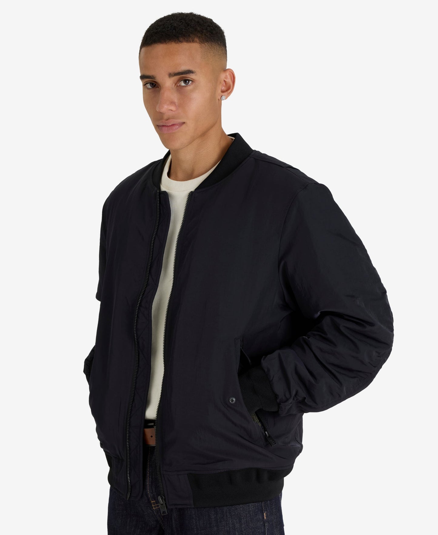 Military Ma1 Jacket | Jet Black