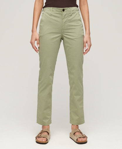 Mid Rise Chino | Dusty Mint Green