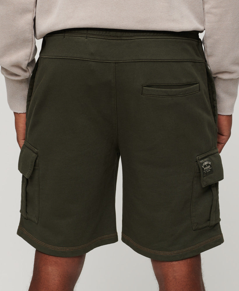 Contrast Stitch Cargo Short | Washed Olive
