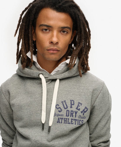 Track &amp; Field Graphic Hoodie | Light Grey True Grit