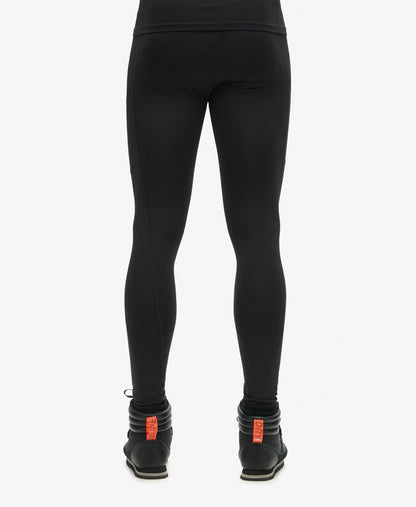 Ski Base Layer Slim Fit Legging | Black