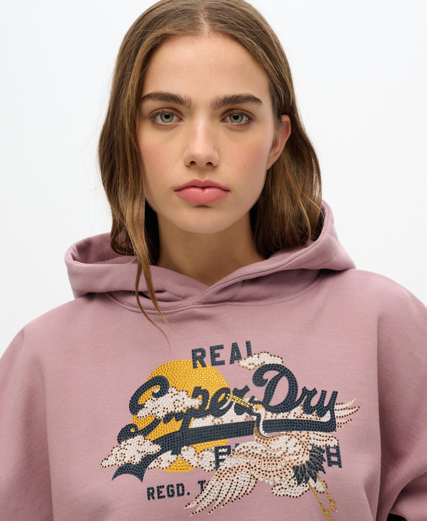 Vintage Logo Tokyo Relaxed Hoodie | Grape Shake Purple
