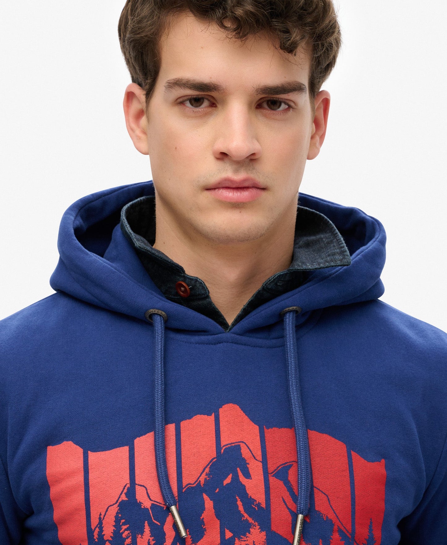 Mountain Rainbow Hoodie | Supermarine Navy