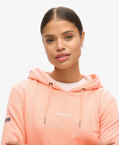 Plain Hoodie | Peach Amber Pink