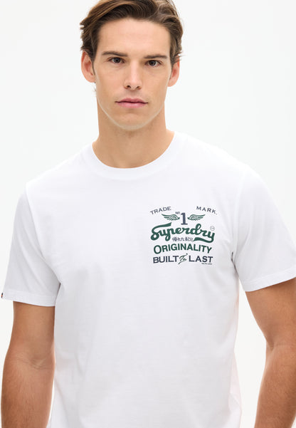 Vintage Workwear Graphic Tee | Optic