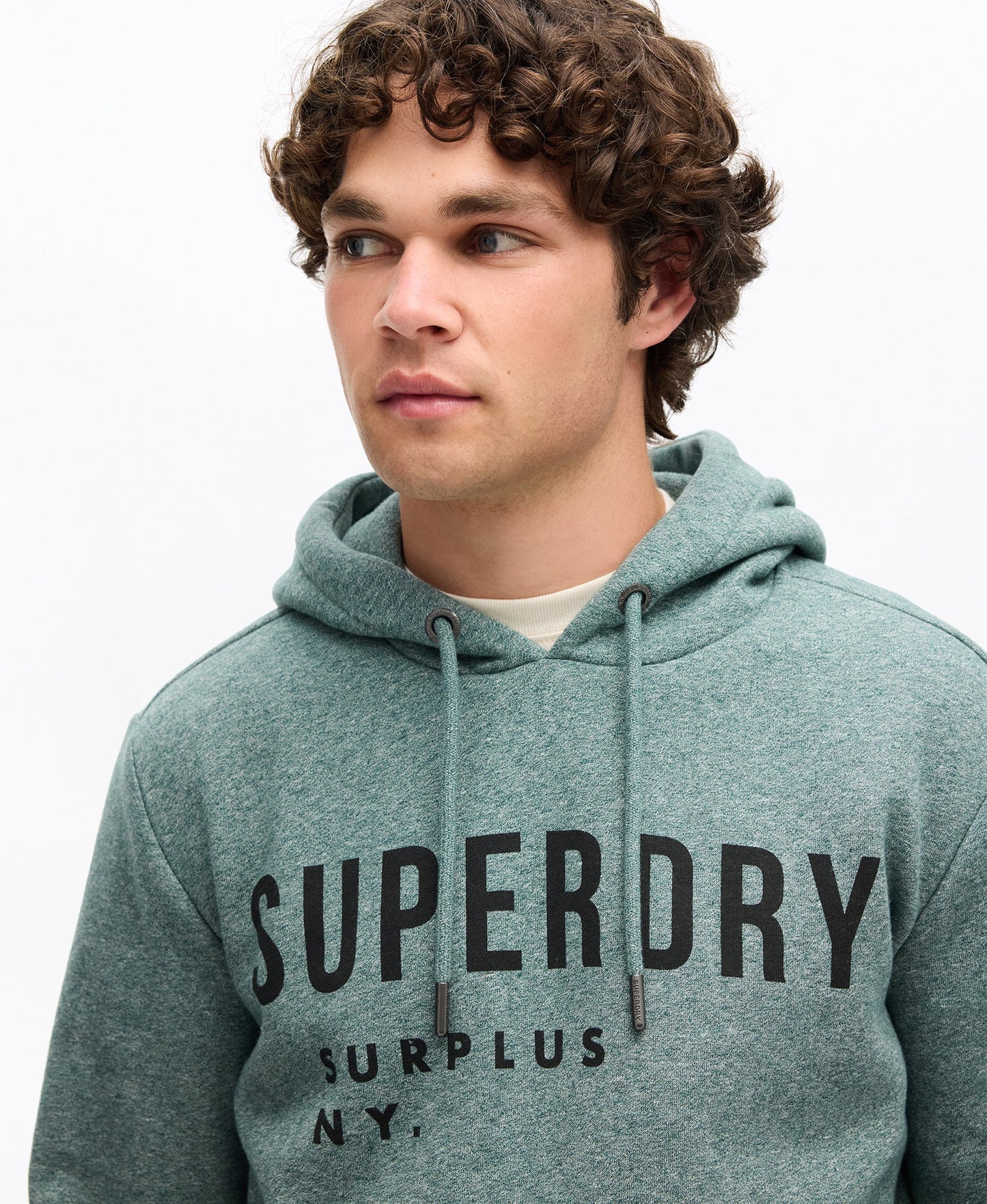 Surplus Graphic Hoodie | Mid Pine Green Grit